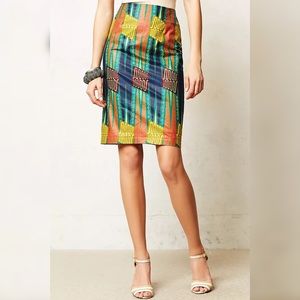 Legend & Song Dutch Wax Pencil Skirt